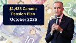 $1,433 Canada Pension Plan October 2025: Who Qualifies and How Much You’ll Really Get?